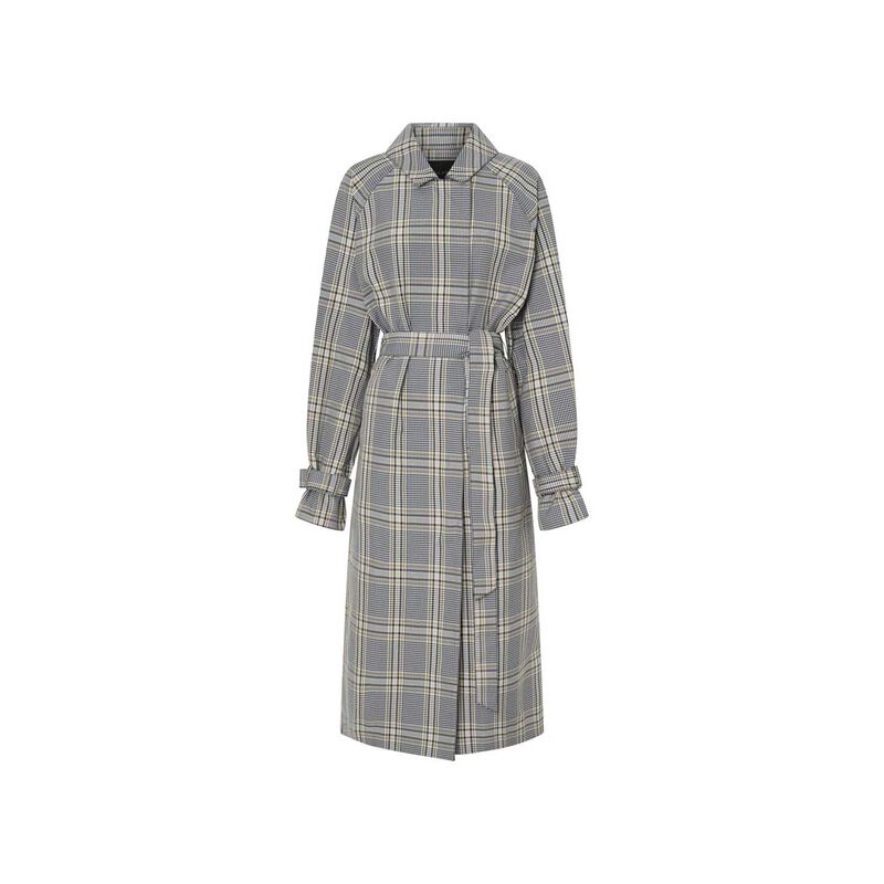 Camilla and Marc Delta Plaid Trench image number 2